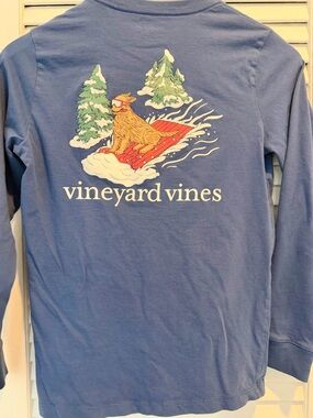 Vineyard Vines Blue Long Sleeve 12-14